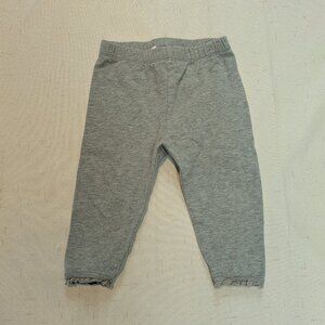 Baby Gap ruffled grey leggings